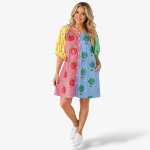 Queen of Sparkles Teacher Gingham Dress