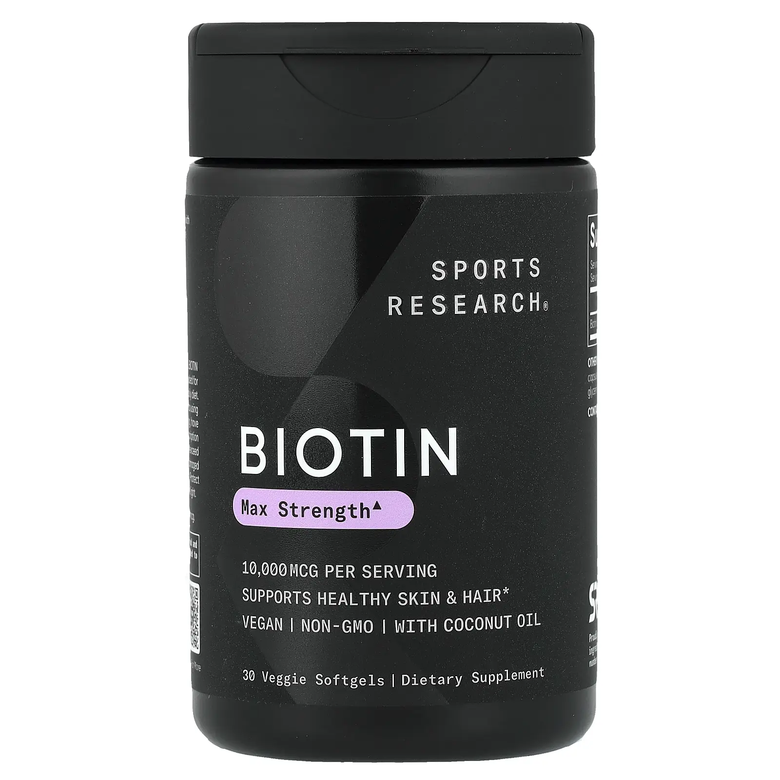 Sports Research Biotin, 10,000 mcg, 30 Veggie Softgels Sports Research Biotin, 10,000 mcg, 30 Veggie Softgels