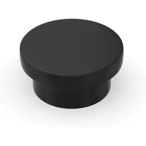 10 Pack Black Cabinet Knobs Round Kitchen Cabinet Knobs Metal Black Dresser Knobs Zinc Cabinet Handles for Desk Drawers Cupboard Hardware