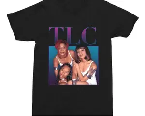 TLC Vintage Unisex T-Shirt Classic 90s Music Design