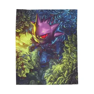 Gengar Ghost Type Pokemon Plush Blanket