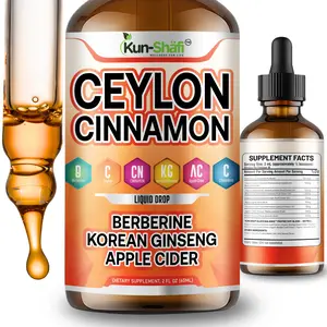 Liquid Drop Ceylon Cinnamon Formula – Daily Wellness Support Drops | Fast Absorption | Natural Herbal Blend | Free 3-Day Delivery USA