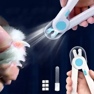 Cat Nail Clipper With LED Light Cat Nail Cutter Cats And Dog Nail Scissors Pet Kit Grooming