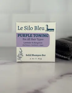 Purple Toning Solid Shampoo Bar