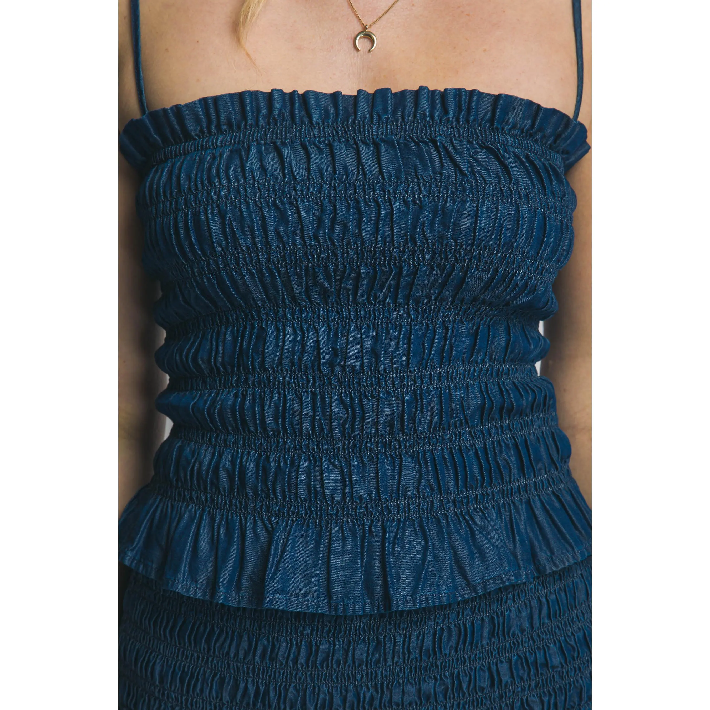 Chloe Tencel Smocked Cami