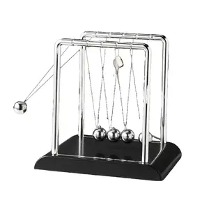 Newton's Cradle Balance Steel Ball Desk Toy Gift Gravity Pendulum Teaching Supplies Physics Science Metal Home Office Decoration
