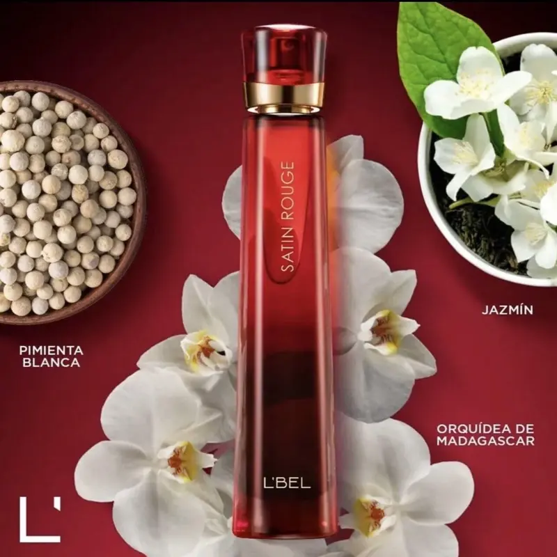 Satin Rouge Eau de Parfum Perfume Spray For Her By Lbel Imported! - 50ml/1.7oz