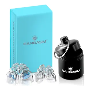 Eargasm Smaller Ears Earplugs - High Fidelity Filtered Noise Reducing Reusable Ear-Plugs for Kids, Women, Men - Hearing Protection for Live Concerts, Motorcycles, Festivals, Sporting Events