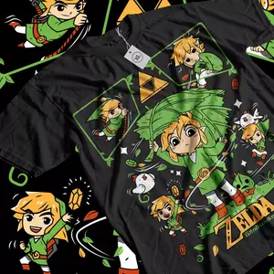 The Legend Of Zelda Game Series T-shirt & Sweatshirt, Link The Wind Waker Graphic Tee, Vintage Oversized Unisex Streetwear, Fan Gift For Men Women