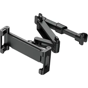 360Adjustable iPad  Tablet Holder -  Seat for  & Adults, Compatible with 4.7-12.9in Devices (, iPad, ), Road Trip Essentials (Black)