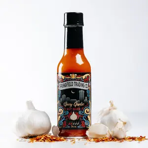 Spicy Garlic Hot Sauce with Real Roasted Garlic - Louisiana Style - Flavor, Dip Flavor Dip gourmet