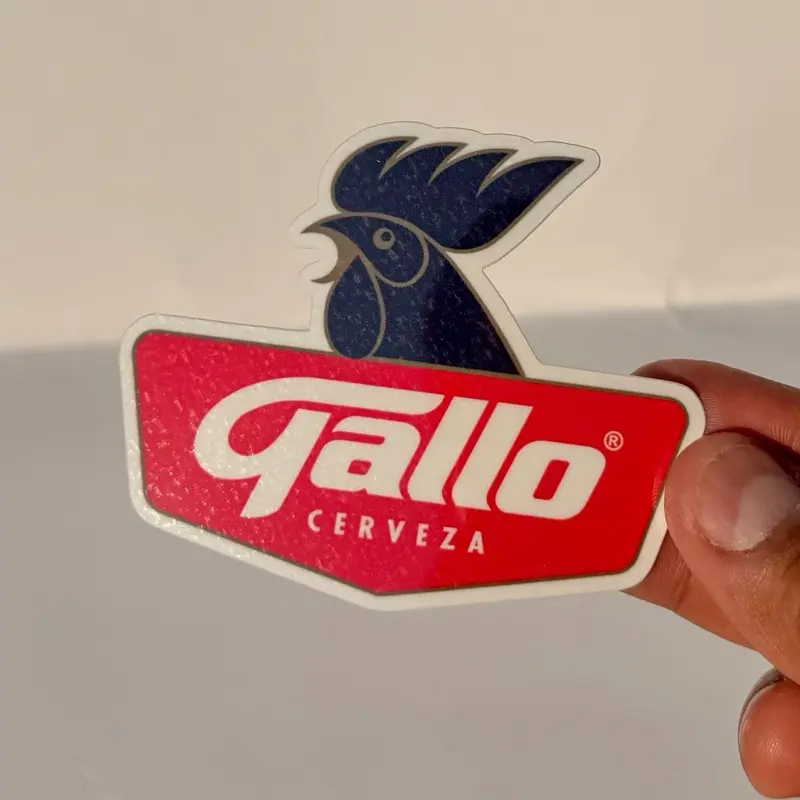 Gallo Cerveza Temporary Tattoo