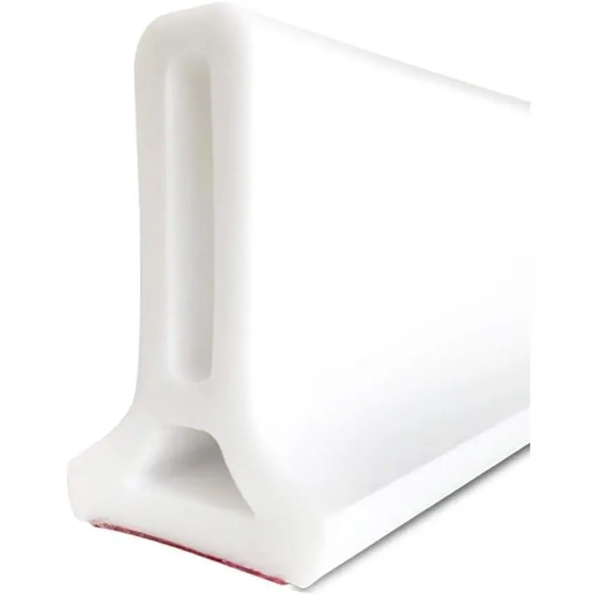 67 Inch Collapsible Shower Water Dam Shower Stopper Barrier Retention System for Wet Dry Separation in Bathroom and Kitchen Silicone Splash