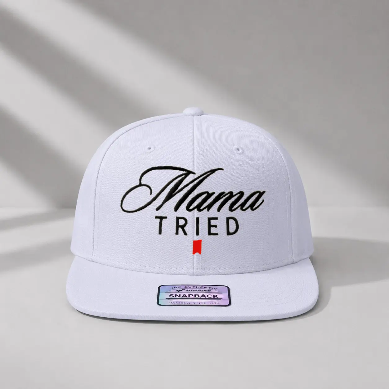 Mama Tried Embroidered Camo Trucker Hat, Vintage Snapback Cap, Mesh Back Baseball Hat, Western Country Style Casual Adjustable Unisex Hat, Everyday Streetwear Gift