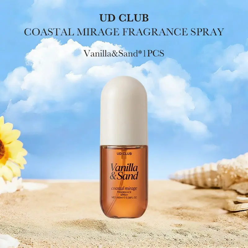 Coastal Illusion Fragrance Spray 100ML, Spray Perfume, Coastal Mirage, Long-Lasting Scent, Choose Your Favorite Scent, 4 Scents for Daily Use & Special Occasions, Ideal Gift