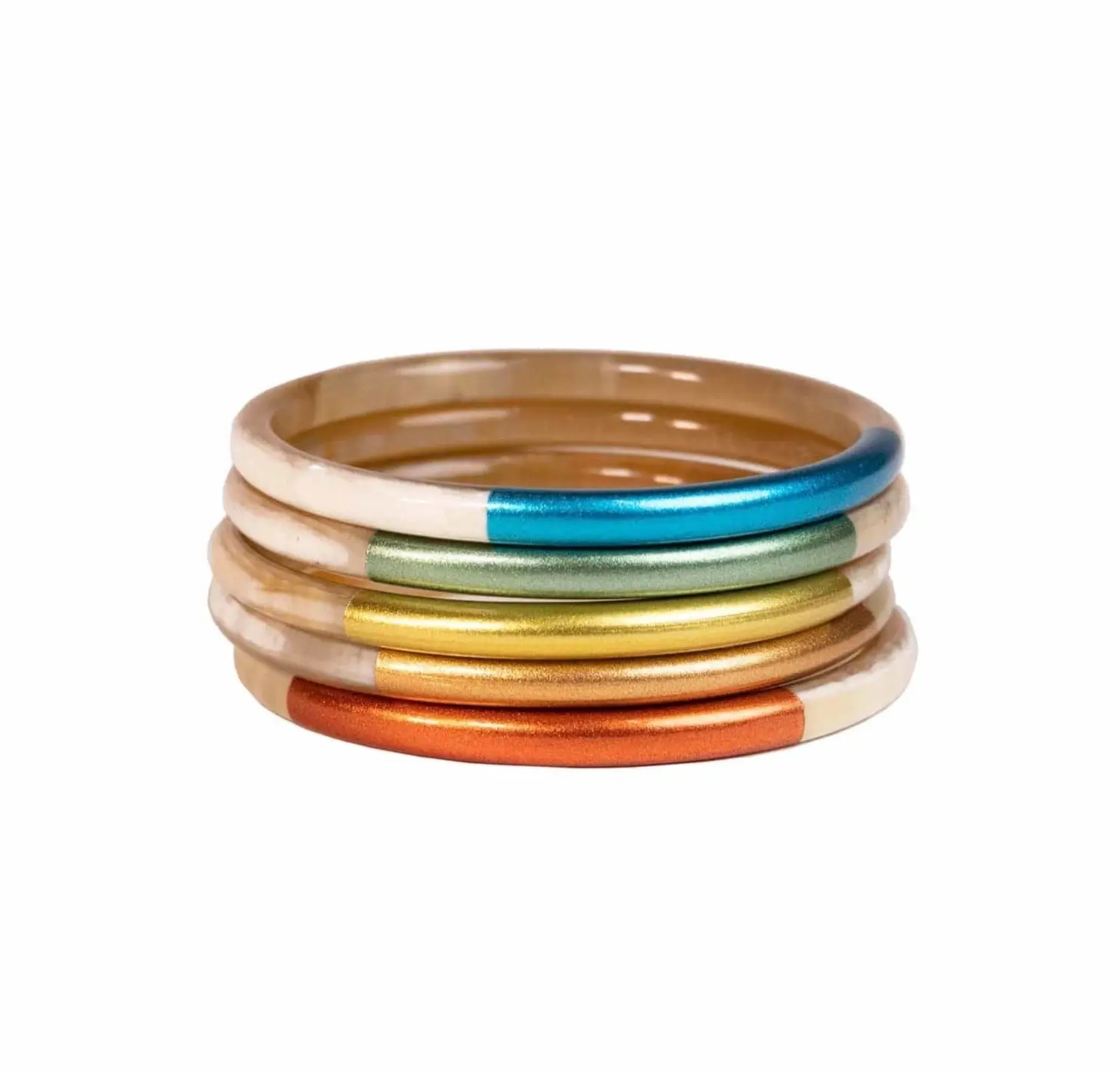 San Pedro Metallic Bangle Set