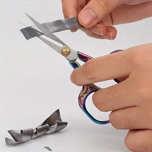 Retro inspired stainless steel sewing scissors - sharp blades for fabric, wire and embroidery - ideal for sewing and use Sewing Tools