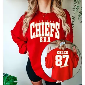 Retro In My ChiefsEra Sweatshirt Tra visKel ceNFLKansas City American Football Shirt, Tra vi sTheEr asTour Sweatshirt 4Q