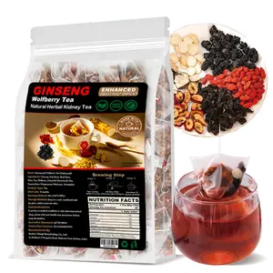 Performance & Kidney Support Herbal Tea – Ten Treasure Formula with Ginseng & Goji, helping men restore stamina and daily energy（40pcs） Beverage Nata