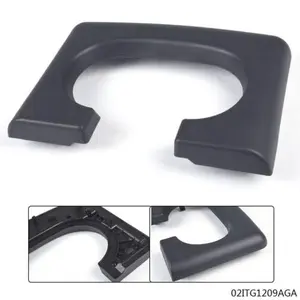 Center Console Cup Holder Pad Replacement Dark Grey Fit For  Ford F150 2004-14