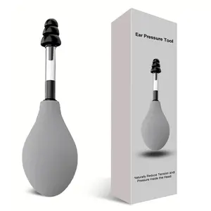 Portable Silicone Ear Pressure Release Device, Migraine Inner Ear Stress Relief Tool, Non-Invasive Natural Ear Pressure Regulator