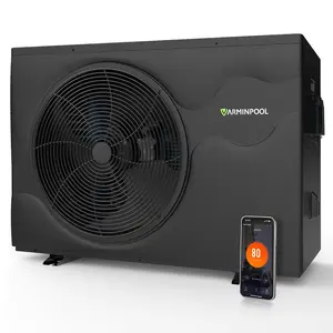 65000BTU Pro Invert Pool Heat Pump for 20000 Gallons Above Ground Pools, WiFi Capable Smart Touch Control Electric Pool Heater for Inground Pools, Timer, Heating&Cooling, 220V