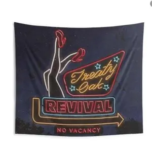 Treaty Oak Revival - No Vacancy Tapestry father's day gifts,gifts boyfriend,gifts for girl adults,gifts under 100 dollars,cheap stuff for your room unique gift Decor Decorative Wall Tree