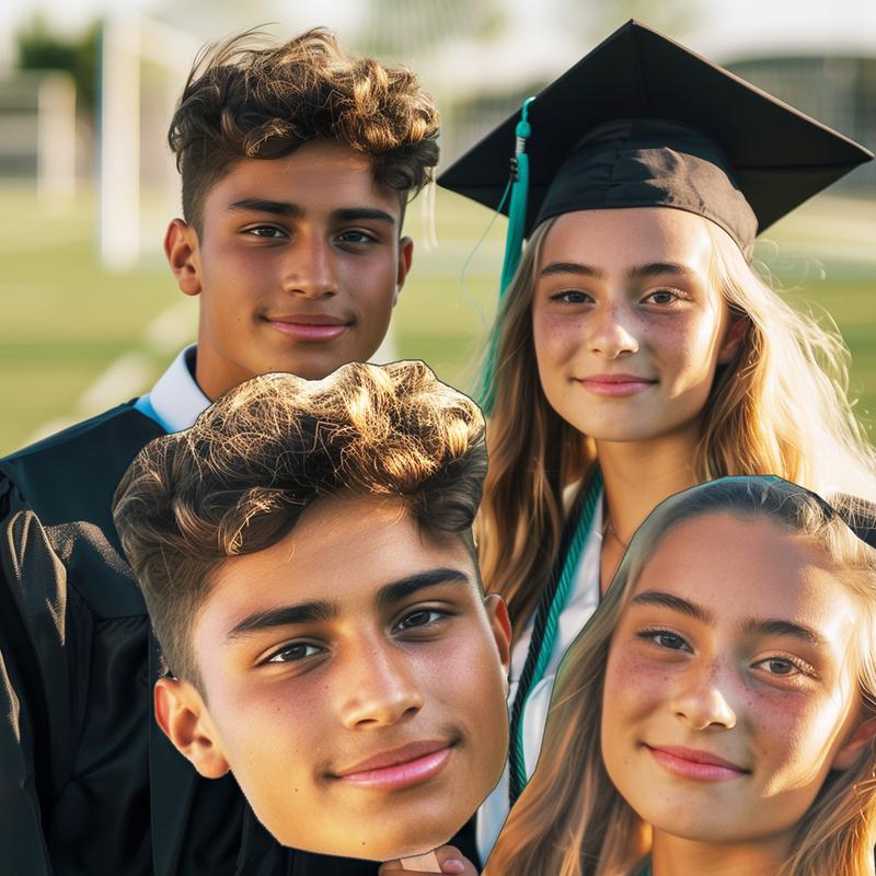 Graduation Best BIG Heads™️ Cutouts