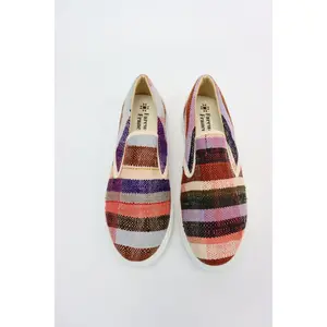 Purple and Pink Berber Sneakers