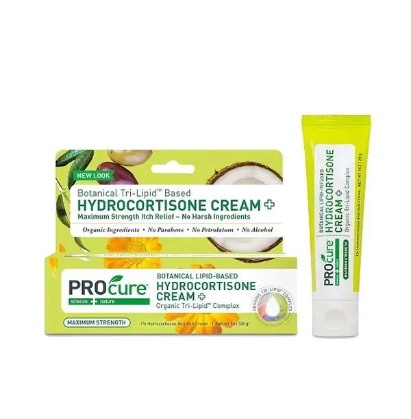 PROcure Max Strength Hydrocortisone Cream 1% - Calendula & Coconut Oil