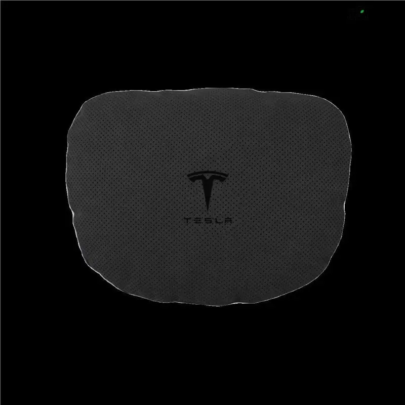 Tesla Suede Neck Pillow & Lumbar Support Cushion - Ultimate Comfort for Model 3, Y, S, X