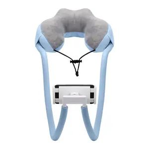 Neck Phone Holder, Lazy Gooseneck Phone Pillow Holder Bracket, 360° Rotate Phone Tablet Stand for 4"-11" Device, fits iPhone 16/Pro/Pro Max/Plus, iPhone 15/Pro/Pro Max/Plus, iPhone 14/Pro/Pro Max Adjustable Clip Cellphone Mount phone mount anywhere