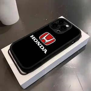 H-Honda car logo Phone Case for iPhone 17 Pro Max 16 15 14 Pro Max iPhone 13 Pro Max 11 Plus Silicone Cover Protective