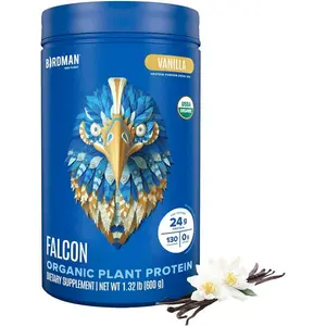 Vegan Protein Powder – Vanilla Flavor, 18 Servings, 24g Organic Plant Based Pea Protein with Probiotics, Low Carb, Sugar Free, Dairy Free, Keto Friendly