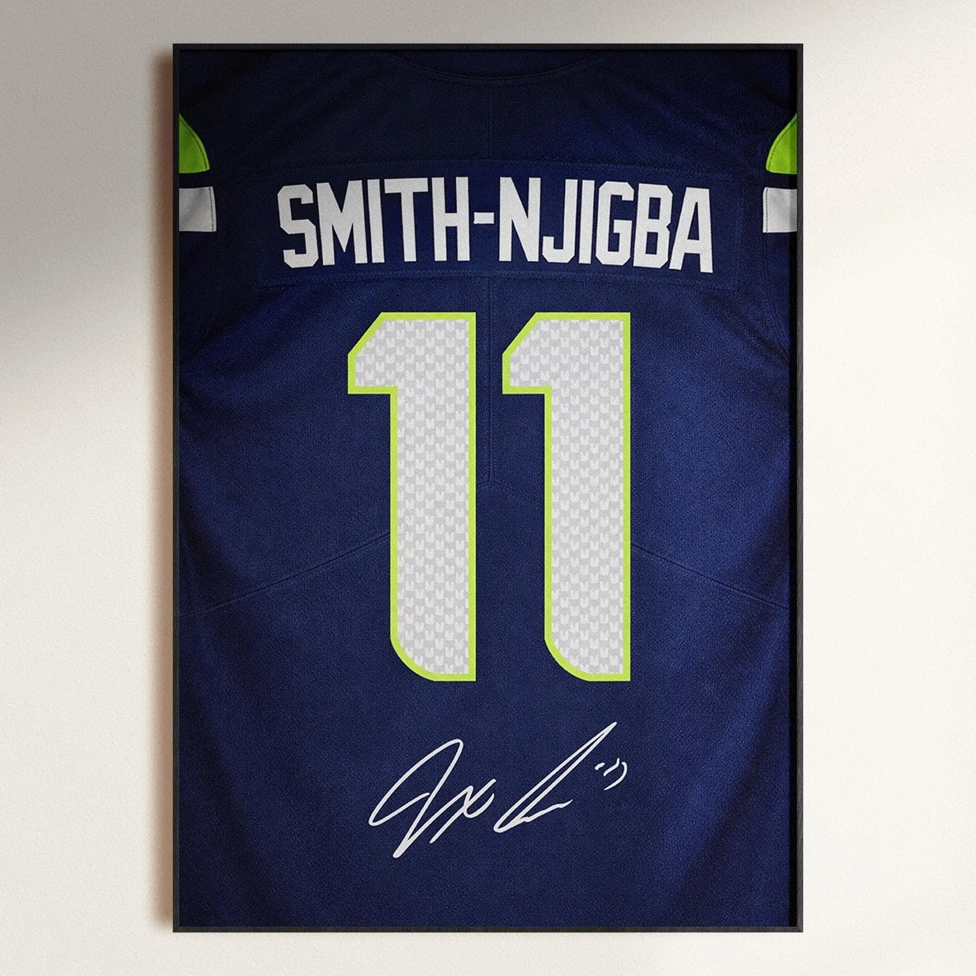Jaxon Smith-Njigba  Poster, Signed Football Poster( Unframed - Print Only )
