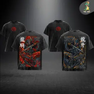 Kamen Rider Ryuki T-shirt 2 Version - Kamen Rider Rivals Merch Tokusatsu Tee Washed Graphic T-shirts Oversized Tshirt Shirts Men Y2K Outfits Men Streetwear Gift for Men