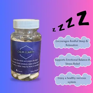 Calm-Clarity 5HTP Blend - Relaxing Supplement with Chill Vibes, No Cravings, and Enhanced Non-Habit Forming blend