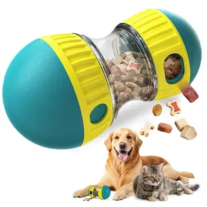 Interactive Pet Treat Ball, Dog/Cat Treat Dispenser Toy - Interactive Adjustable Treat Dispensing Dog Puzzle Toy - Mental Stimulation & Slow Feeder for Small, Medium, and Large Breeds - Durable & Fun Boredom Relief Game