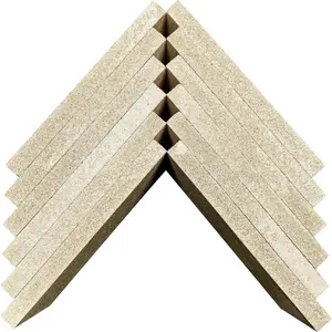 High Temperature Resistant 2700F Cuttable Drillable Vermiculite Fire Bricks Ideal for Wood Stoves Fireplaces 12Pack Size 9" x 4-1/2" x 3/4"
