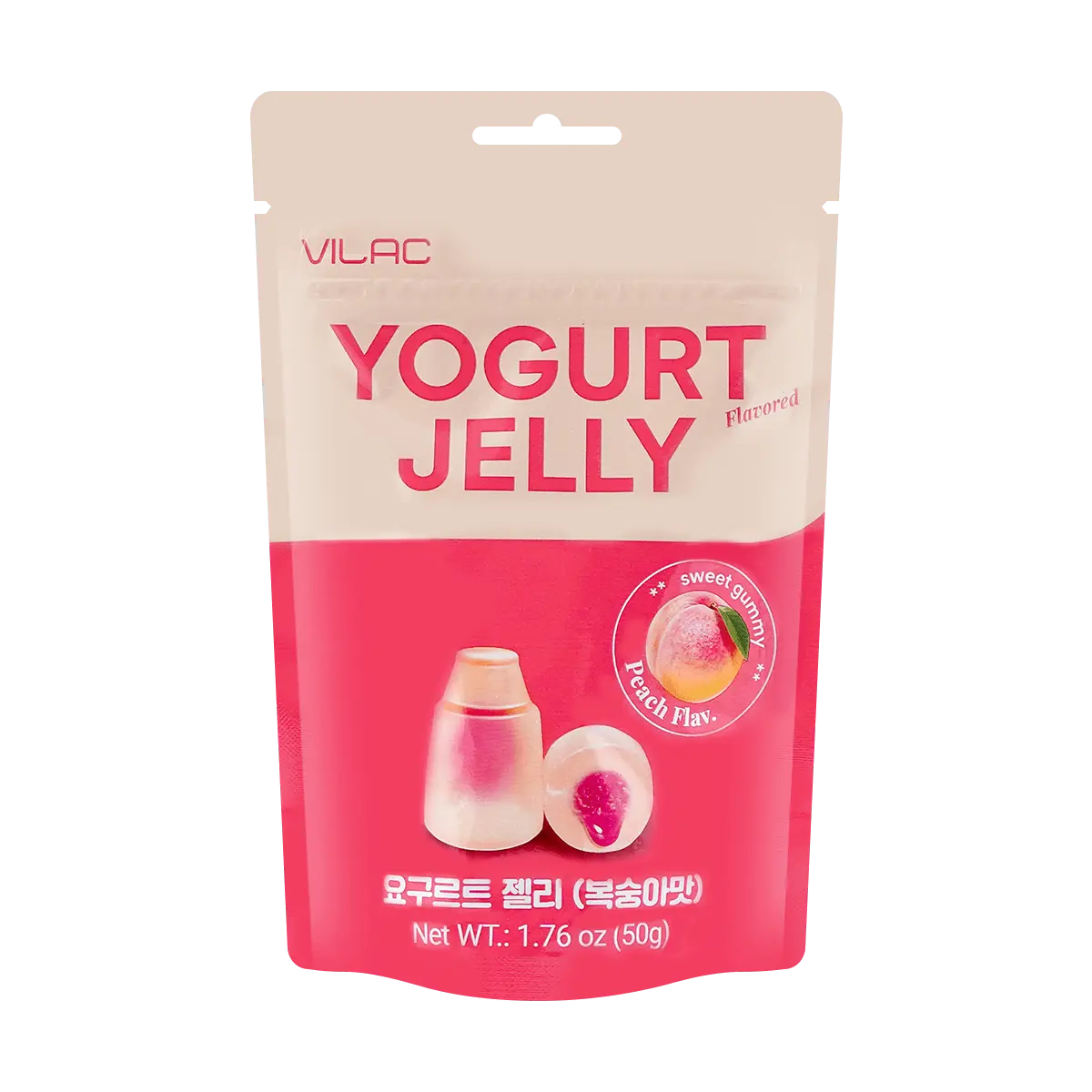 Vilac Korean Peach Flavored Probiotic Gummy Candy - 50g