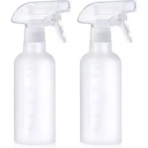 , Mist/Stream Adjustable Small Spray Bottle for Hair Cleaning Plants Pet, BPA-free Plastic Water Empty Squirt Bottle with Measurements, 2 Pack, Mist/Stream Adjustable Small Spray Bottle for Hair Cleaning Plants Pet, BPA-free Plastic Water Empty Squirt Bot
