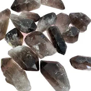 Smokey Quartz Crystal Points: helps you transmute negativity, release emotional baggage, and stand fully in your power (1 Piece)