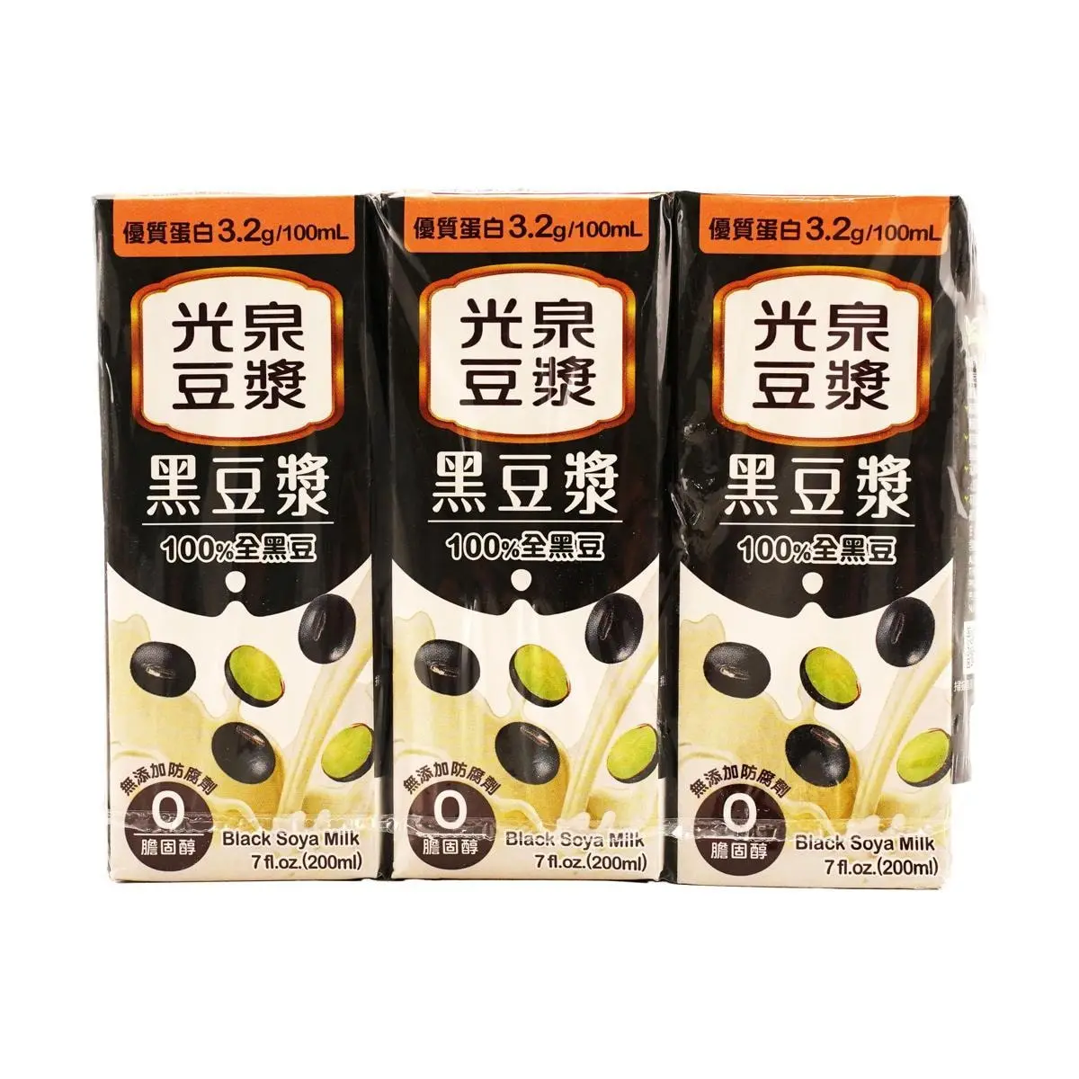 Taiwan Kuang Quan Black Soy Milk 200ml x 6 Boxes | No Preservatives, No Cholesterol | Healthy Breakfast Option Taiwan Kuang Quan Black Soy Milk 200ml x 6 Boxes | No Preservatives, No Cholesterol | Healthy Breakfast Option