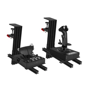 2 Set The Desk Mount for The Flight Sim  Joystick, Throttle and Hotas Systems Compatible with  X56, X52, X52 Pro, Thrustmaster T-Flight Hotas,Thrustmaster T.16000M, Thrustmaster TCA