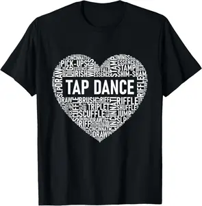Tap Dance - Word Cloud Dancing Choreography Competition T-Shirt