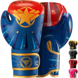WYOX Kids Boxing Gloves, Sparring and Muay Thai for Kickboxing, Focus Pads, MMA, Thai Pad, Double End Ball Punching Gloves