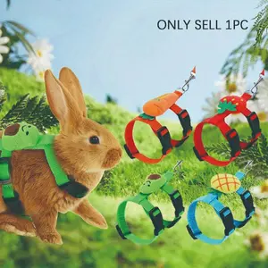 1pc, Pet Outing Leash Cute Little Doll Leash Anti-breakaway Adjustable Small Dog Walking Leash Easy To Clean Essential Wearing Items for Going Out Cute and Beautiful Small Pet Vest Carrier Walking Harness Suitable for Cats Dogs Rabbits Ferrets Small Pets