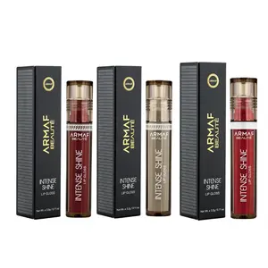 ARMAF BEAUTE INTENSE SHINE LIP GLOSS - SUGAR, PEACH & CHERRY Lipstick Glossy Applicator Nourishing Flower Lip Care