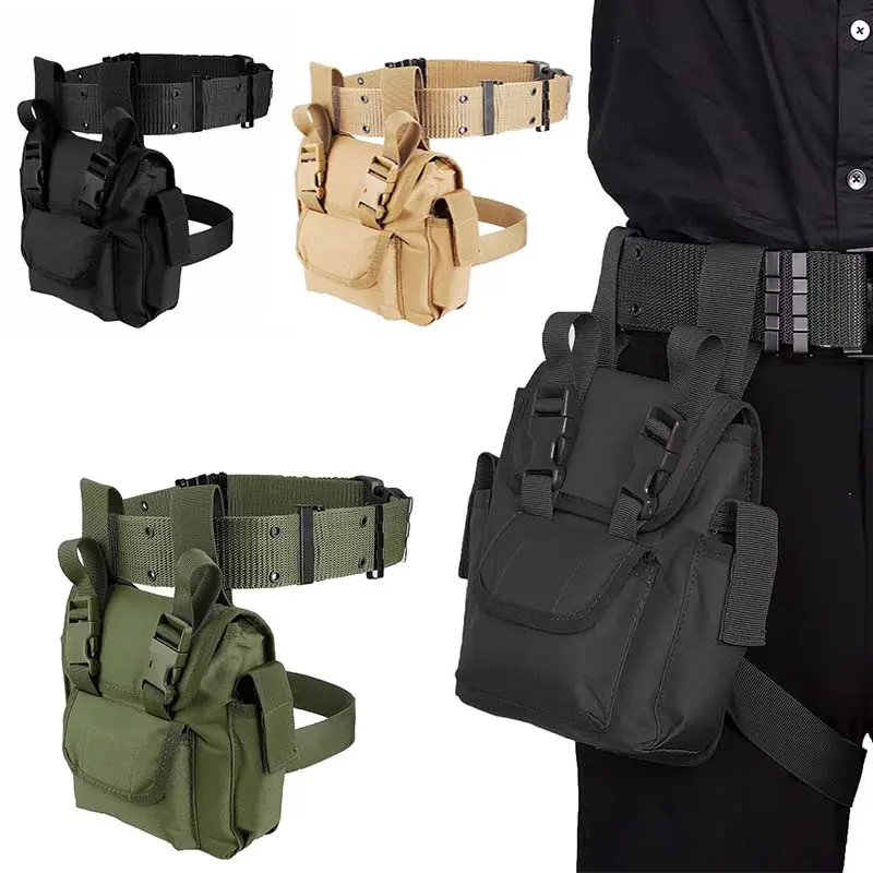 Leg Bag Outdoor Gear Leg Strap Multi-Function Waist Pack, Lure Bag, Cycling Leg Strap, Electrician Tool Bag with Belt, Nylon Material
