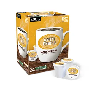 Coffee People Morning Blend Coffee - Keurig K-Cup Pods - Light Roast Coffee - Single Serve Coffee - High Box Count